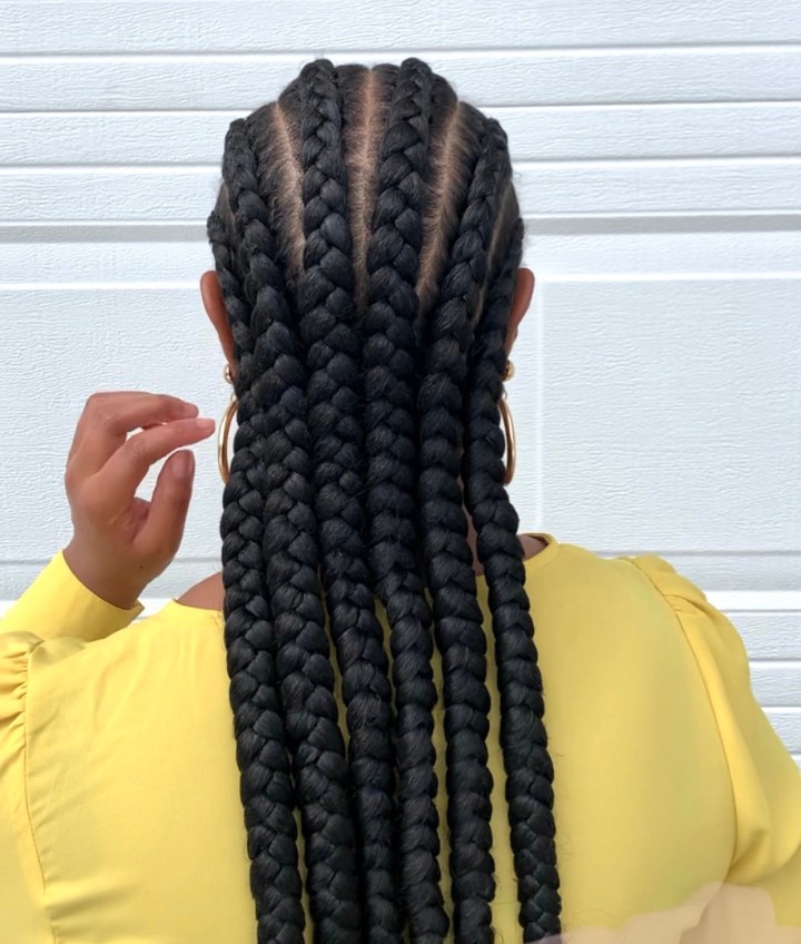 Protective styling with braids plus 4 healthy hair&nbsp;tips.